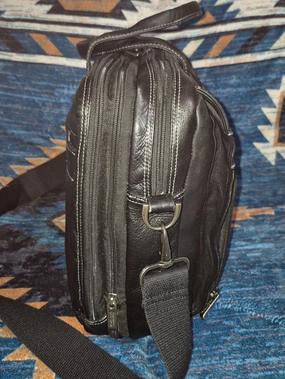 🔥Kenneth Cole REACTION 'Out of the Bag' Manhattan Colombian Leather 15.6